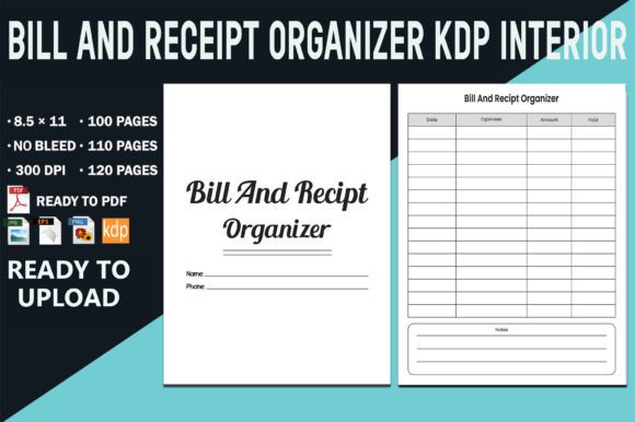 A Strategic Tool for the Modern Creator: Mastering Your Finances with the Bill and Receipt Organizer Log Book KD
