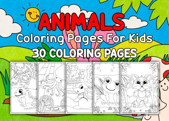 Animals Coloring Pages: A Creative Asset for Kids and Creators