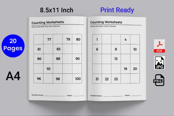 Counting Worksheets: A Practical Tool for Teaching Numbers 1-100