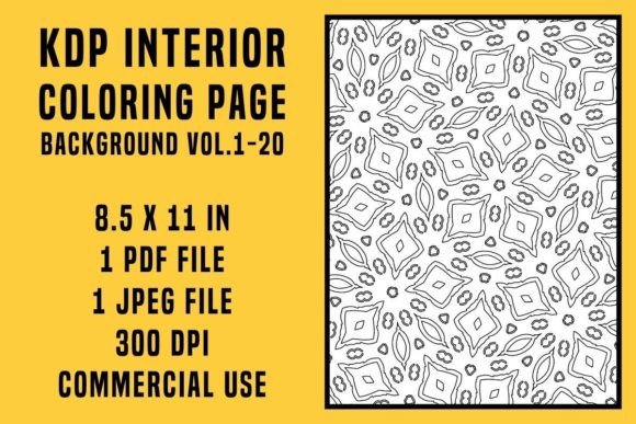 KDP Coloring Page Background Collections: Your Creative Toolkit Volumes 1-20