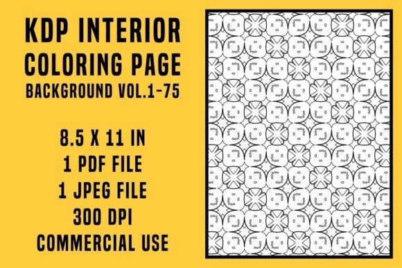KDP Coloring Page Background Vol.1-75: A Creative Toolkit for Modern Digital Creation