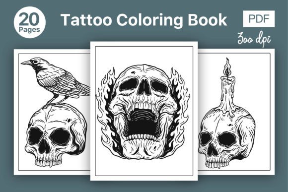 Tattoo Coloring Book Volume 5: Your Gateway to Creative and Commercial Potential