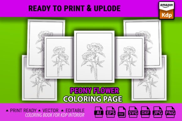 The Art of Mindfulness and Revenue: Unlocking the Peony Flower Pencil Sketch Coloring Page