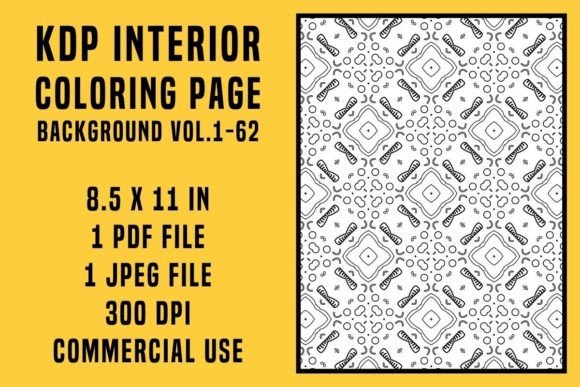 The Ultimate Digital Toolkit: Unpacking KDP Coloring Page Background Vol.1-62