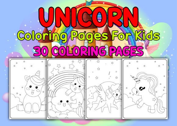 Unicorn Coloring Pages Volume – 2: Your Next Step in Creating Stunning Children's Books