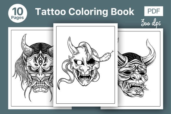 Unlocking Creative Potential with Tattoo Coloring Pages Volume 4