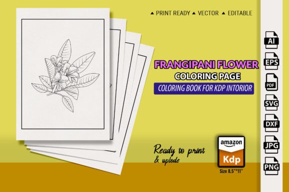 Your Creative Escape: The World of Frangipani Flower Coloring Books