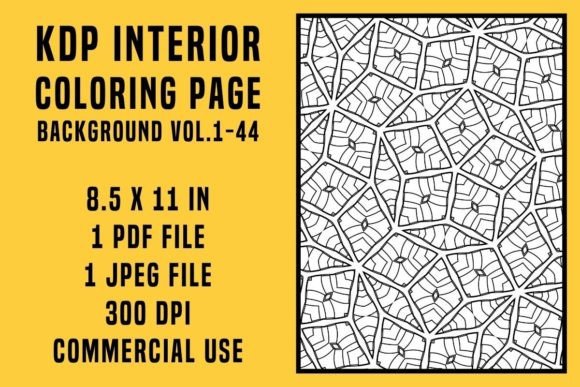 Your Ultimate Toolkit: Exploring KDP Coloring Page Background Vol.1-44